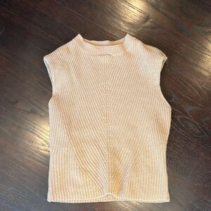 Joe's Jeans Beige Sleeveless Knit Top